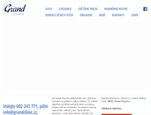 Tablet Screenshot of grandclinic.cz
